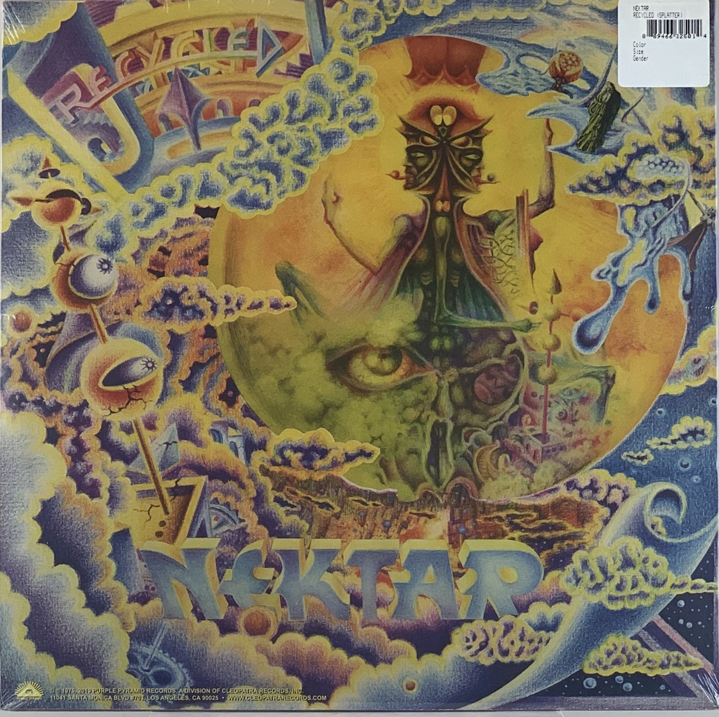 米LP Nektar Recycled CLP1317 PURPLE PYRAMID /00260 Nektar - Recycled LP new sealed Purple Pyramid reissue